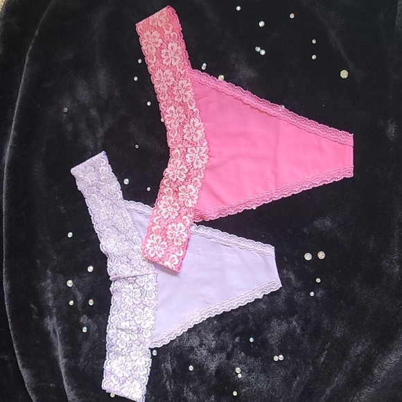 K's Classy Ass, panty, thong, lace, cotton, pink - Picture 1 of 2